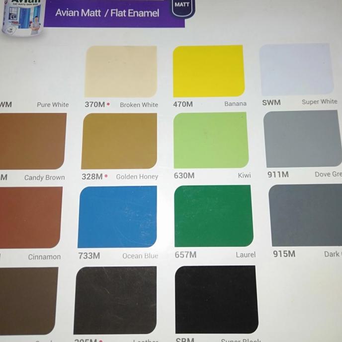 Avian Cat Kayu Besi 915M Dark Grey Abu Tua Doff 0.9Liter Termurah