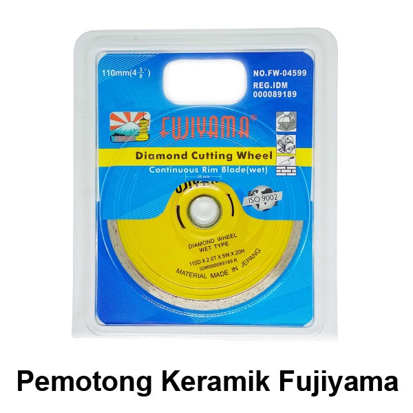 Mata Pisau Gerinda Keramik Beton 110mm / Mata Gergaji Keramik Bulat / Gerinda Besi Pemotong Keramik 