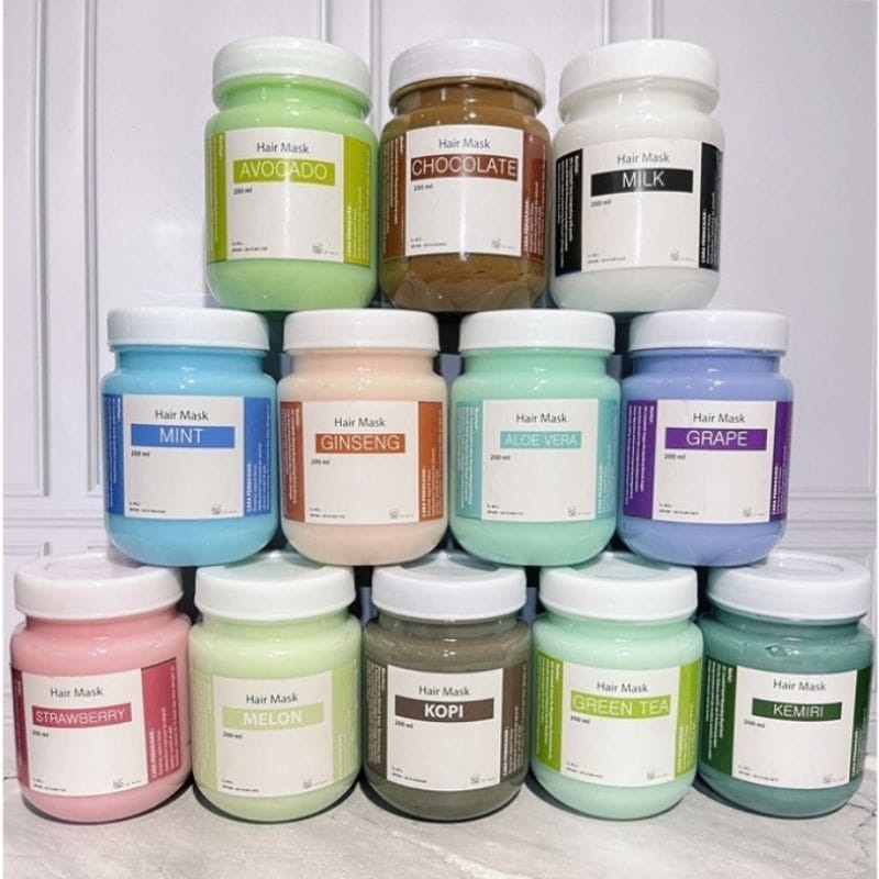 Hair Mask Crembath Ala Salon BPOM 175ml Masker Rambut Murah Ala Salon