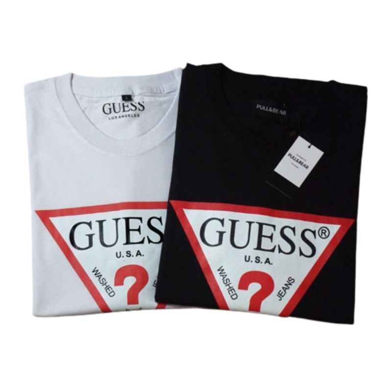 KAOS GUESS BASIC TEE/KAOS DISTRO PRIA WANITA/ BRANDED ORIGINAL PREMIUM