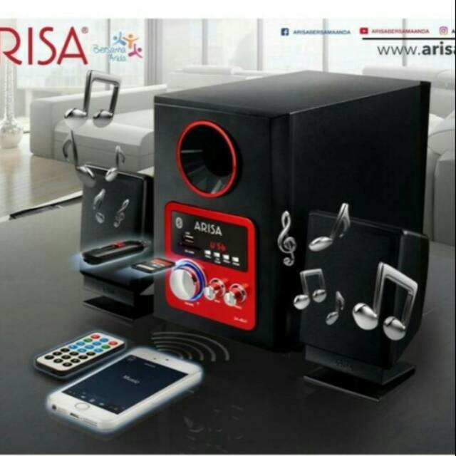 Speaker active arisa SA 4041 multimedia 2.1 CH bluetooth NEW SERIES