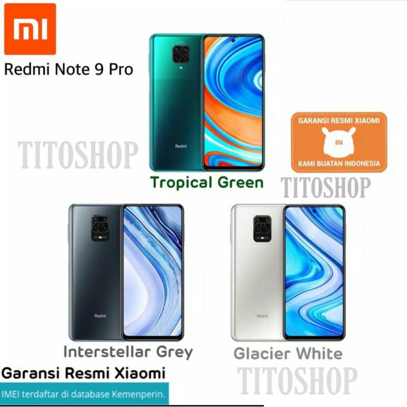 xiomi redmi note 9 pro RESMI