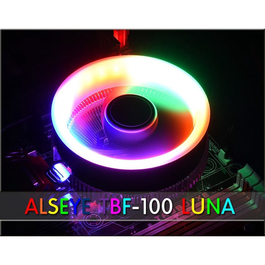 Alseye TBF-100 Luna Cpu Cooler fan procesor intel amd