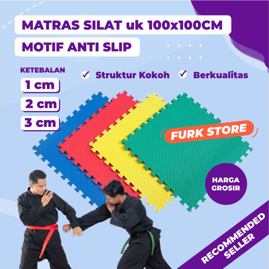 Matras Silat 3cm, Matras Silat 5cm, Matras Puzzle Silat Untuk Olahraga Silat 1 Set, Matras Pencak Si
