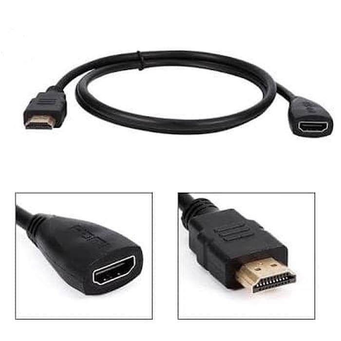 Kabel HDMI Male to Female/ Kabel Extention HDMI 30Cm