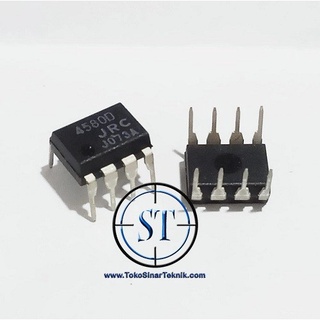 Jual IC JRC4580 JRC4580D 4580 D JRC 4580 4580D DIP-8 OP-AMP Operational