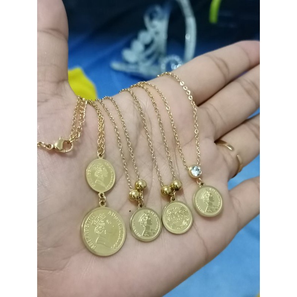 Kalung replika emas 24k bahan titanium,tidak luntur,aman dipake mandi,cocok buat yg alergi ke xuping