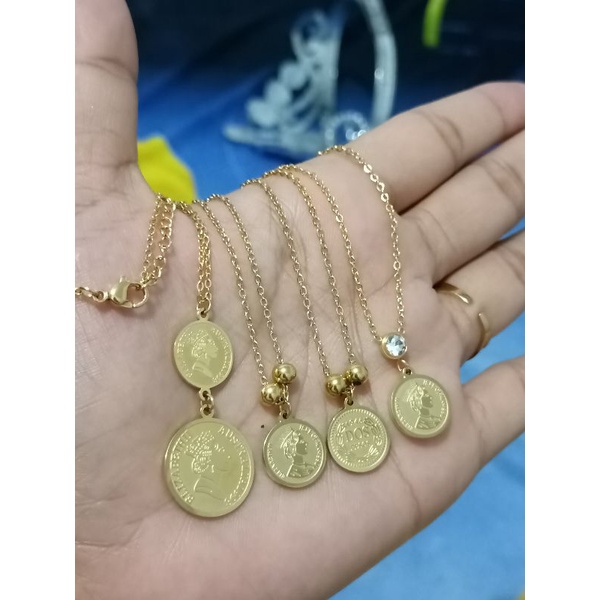 Kalung replika emas 24k bahan titanium,tidak luntur,aman dipake mandi,cocok buat yg alergi ke xuping