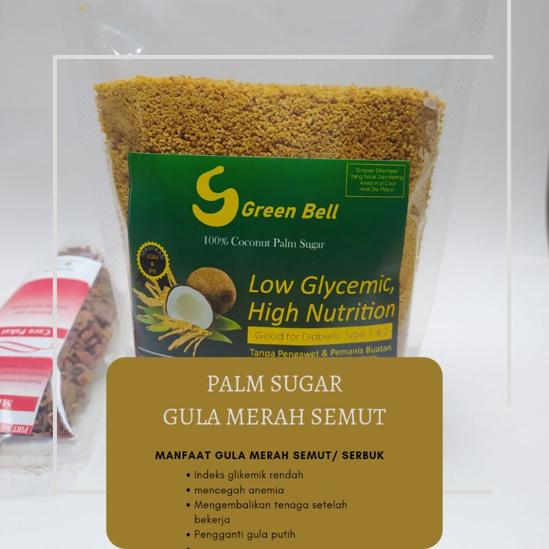 

gula merah semut / palm sugar / gula merah halus / (500gram)