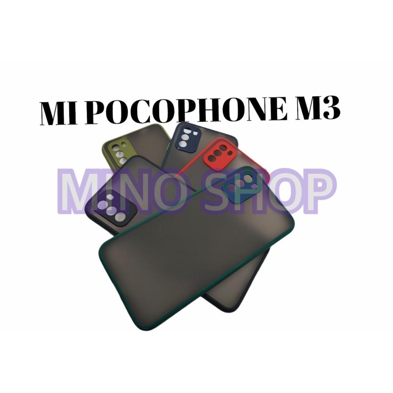 SOFTCASE POCOPHONE M3 - HARDCASE DOVE MYCHOICE PLUS PELINDUNG KAMERA - AERO CASE