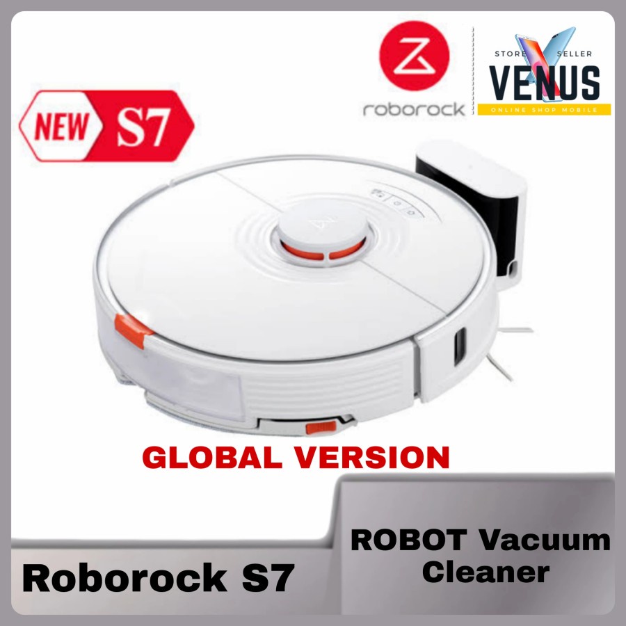 Roborock S7 Robot Vacuum Cleaner 2500pa Sonic Mopping