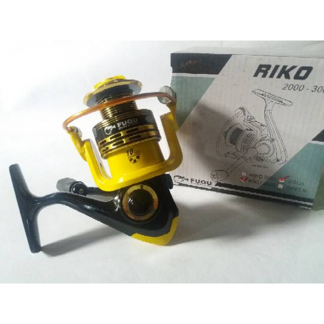 ALAT PANCING  Reel Fugu RIKO 3000 10 Bearings Buat pemancing