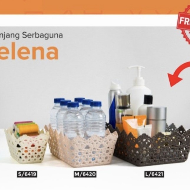 KERANJANG SERBAGUNA ( SIZE ( S ) SELENA ) KOTAK STORAGE BOX MULTIFUNSI