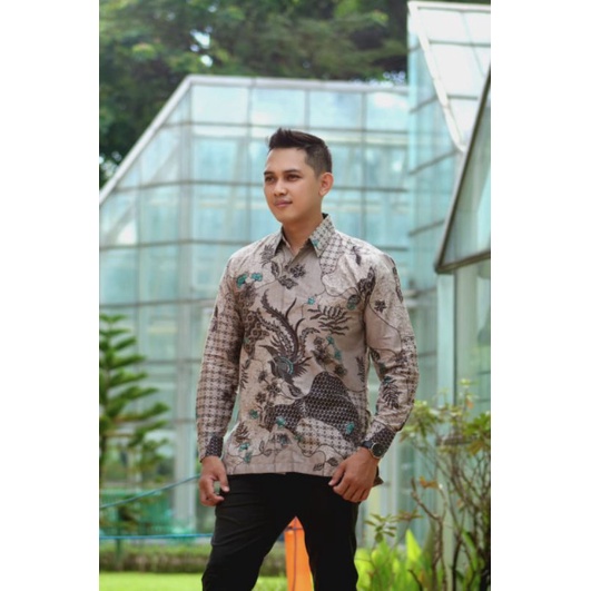 Batik lengan panjang bahan katun