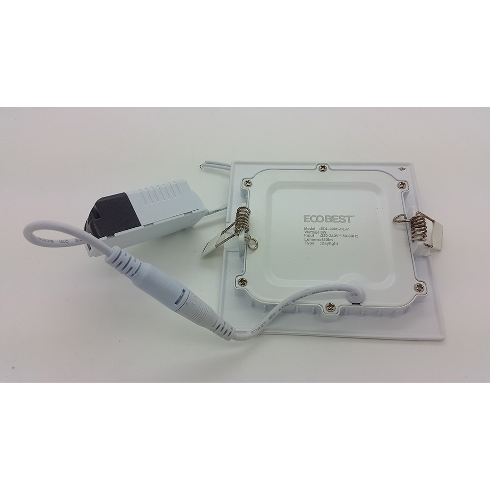 Model kotak Eco best prime 6w cahaya putih LED Panel Light downlight