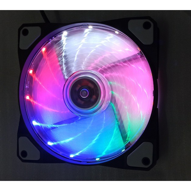 Fan casing PC/CPU 12cm Gaming LED/RGB Led ring
