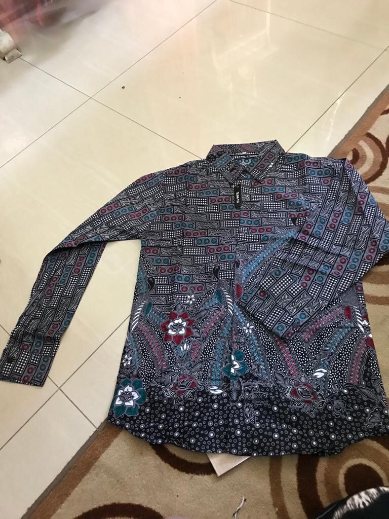 Batik Pria Kemeja Batik Pria Lengan Panjang Size M L Xl Xxl Terlaris