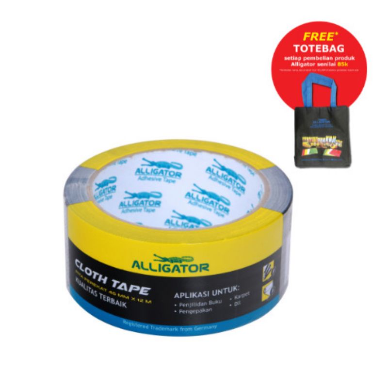 

Alligator Cloth Tape Black 46mm