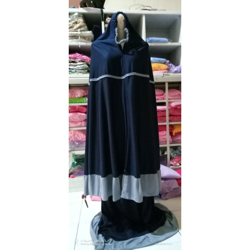 Mukena dewasa bahan kaos jumbo