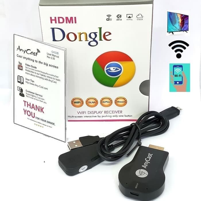 AnyCast Wifi Display HDMI Dongle - AnyCast Dongle Mirorring