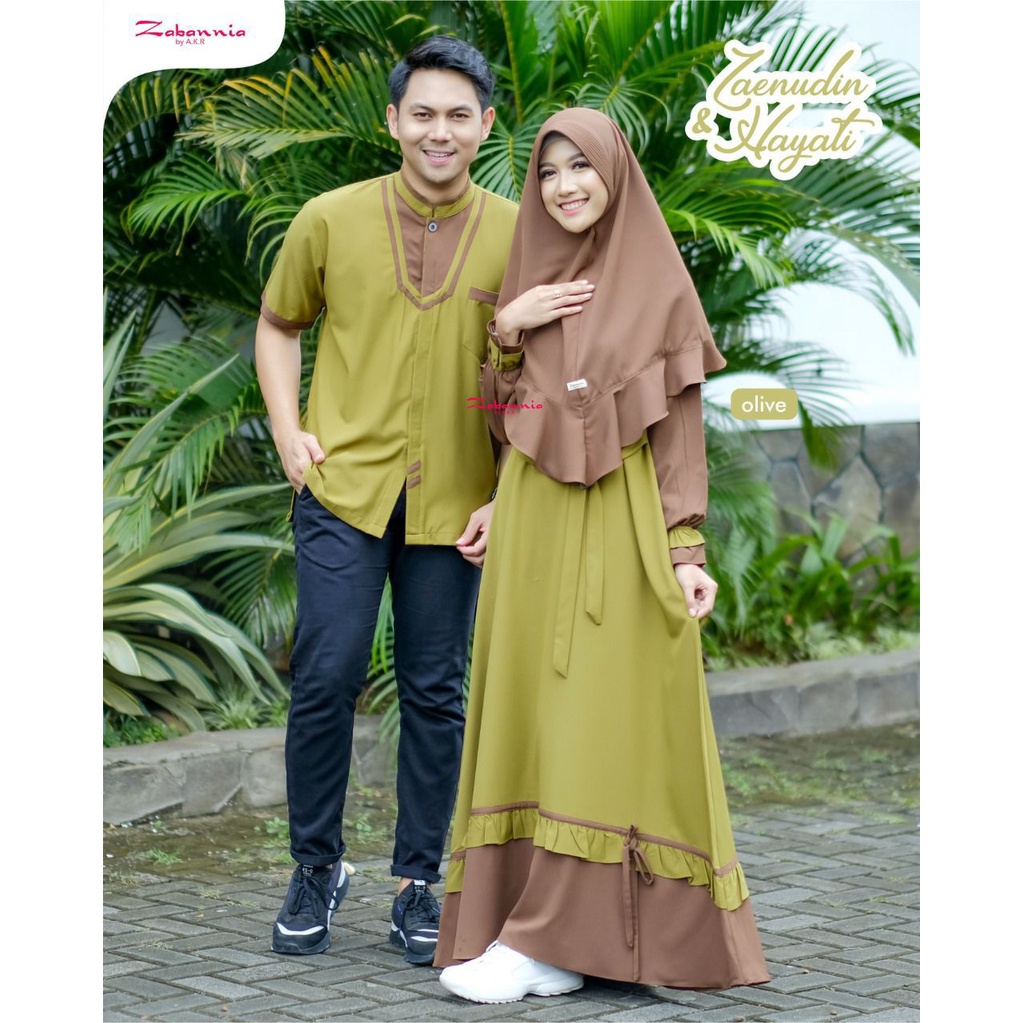 SARIMBIT COUPLE FAMILY SERIES ZAENUDIN HAYATI BY ZABANNIA GAMIS BAJU BUSANA MUSLIM IBU WANITA PEREMP