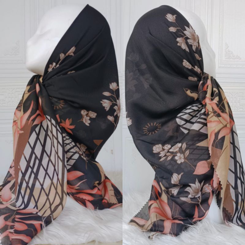 HIJAB VOAL/VOAL DEEKA/DEEKA MOTIF/HIJAB SEGIEMPAT