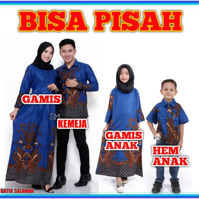 COUPLE BATIK KELUARGA/BATIK ANAK KAPEL