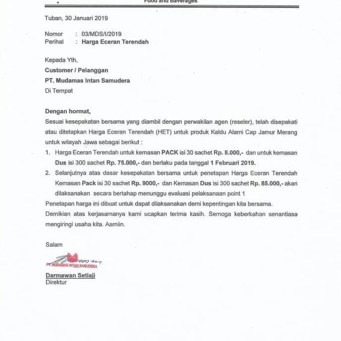

423- Kaldu Alami Jamur Merang 1 Dus