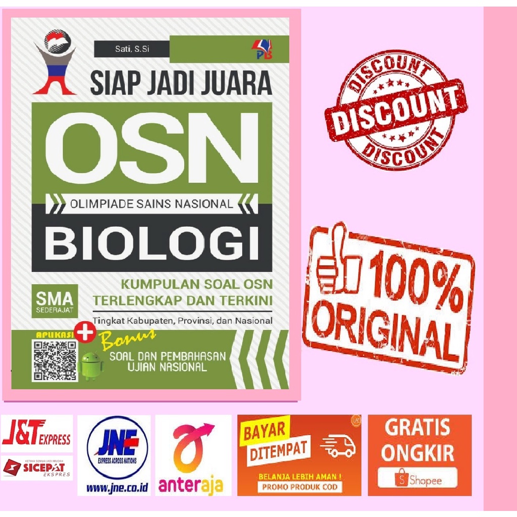 Buku OSN SMA Siap Jadi Juara OSN (Olimpiade Sains Nasional) SMA Sederajat Pustaka Baru Press (100% Original & Best Seller)-BIOLOGI