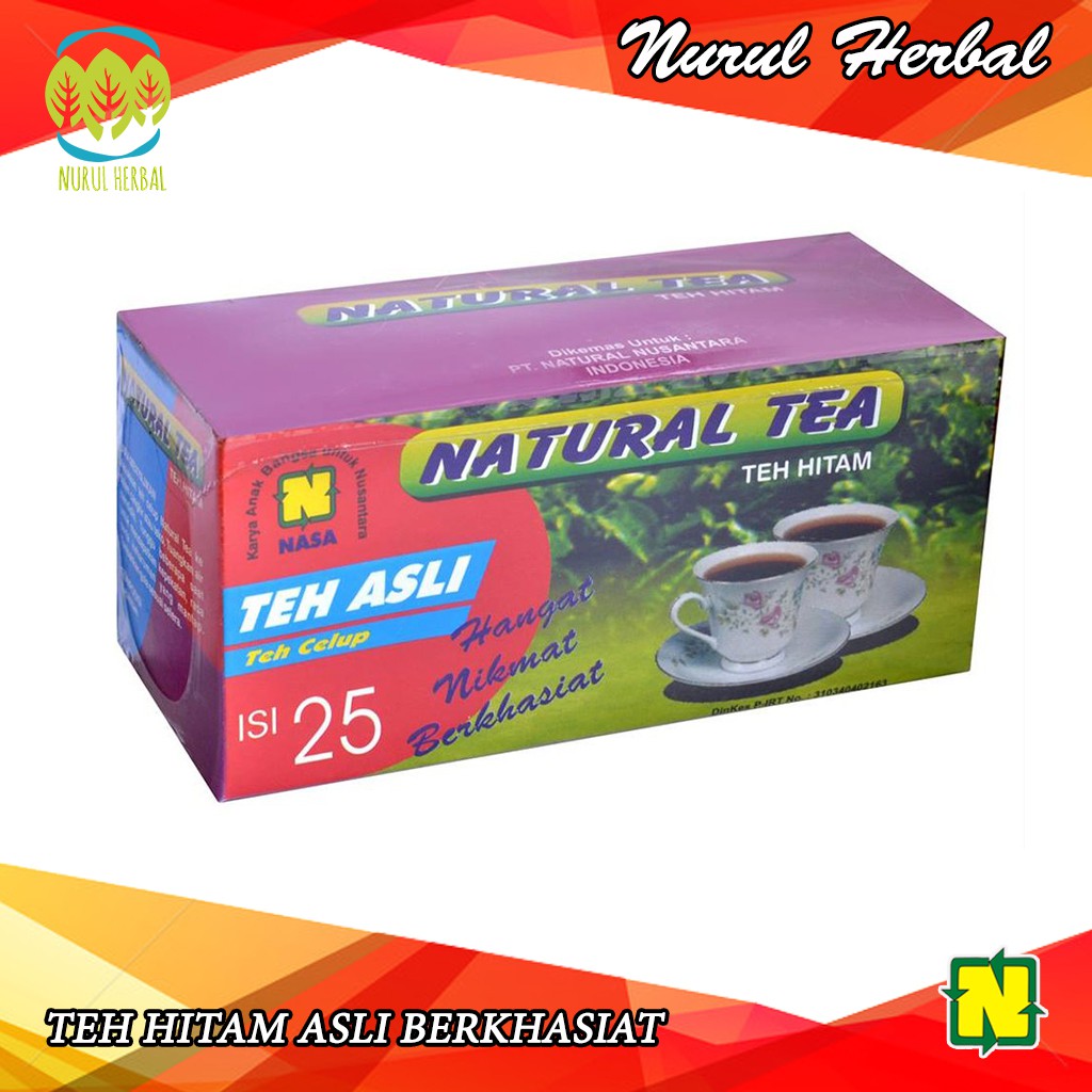 

Natural Teh Celup Nasa Tea Hitam Asli Berkhasiat