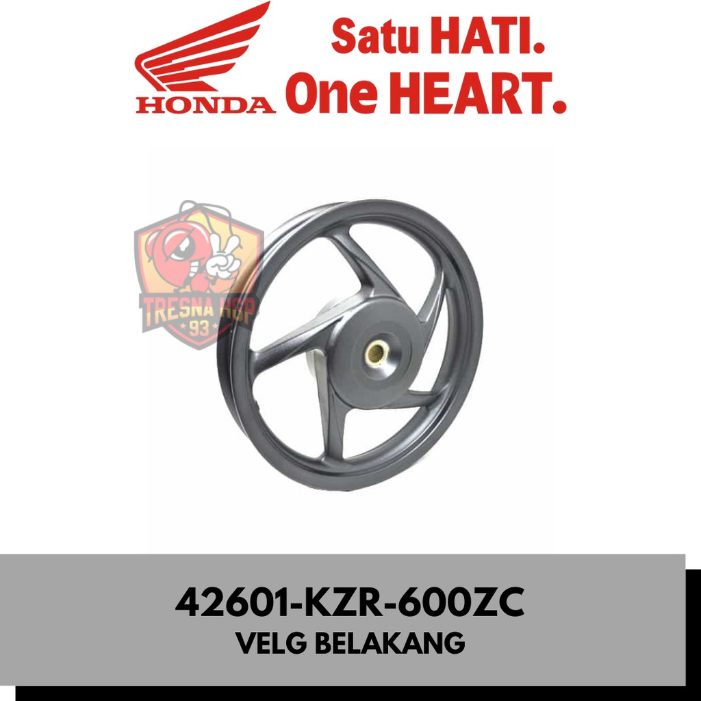 42601-KZR-600ZC VELG BELAKANG VARIO 125 FI ORIGINAL | CAST WHEEL RR 42601KZR600ZC