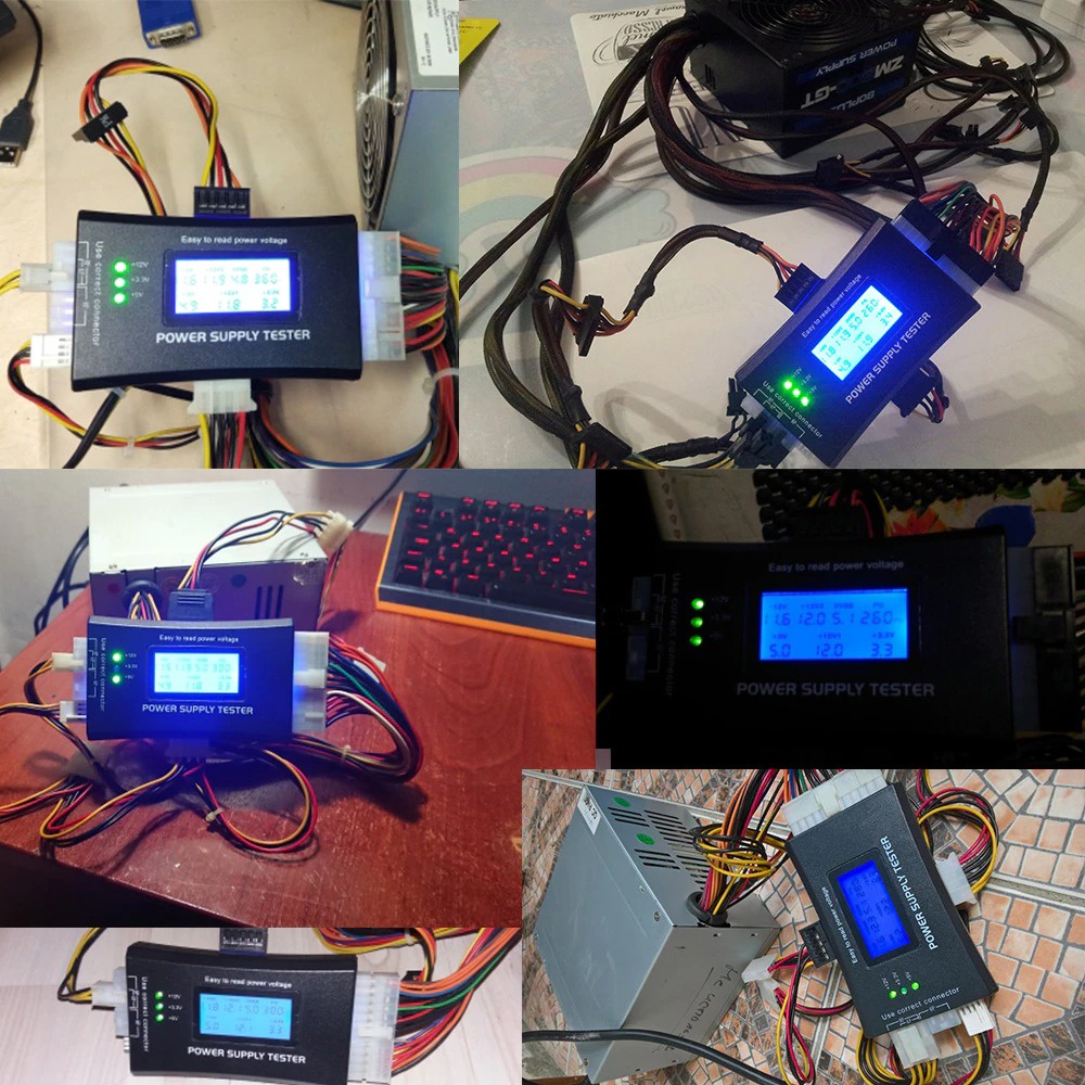 PSU Power Supply ATX CPU Tester Digital LCD Display