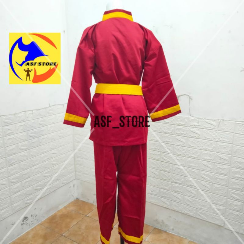 COD PROMO 6.6  Seragam Silat LENGKAP Tapak Suci Putera Muhammadiyah Baju TSPM drill Velia.-2