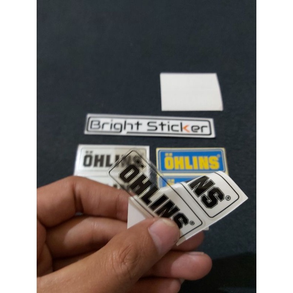 STICKER SHOCK DEPAN OHLINS