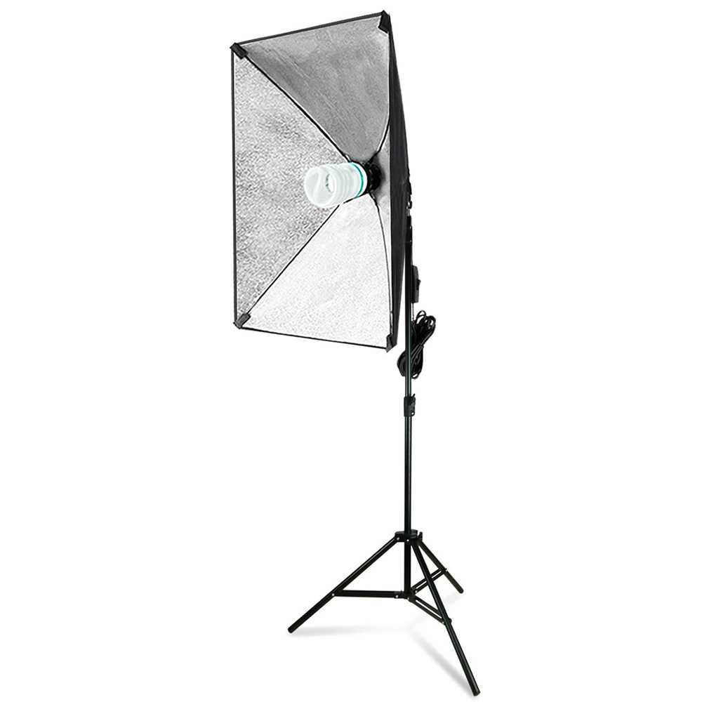 TaffSTUDIO Payung Softbox Reflektor Fotografi + Bohlam - SB-MS-B5070 ( Mughnii )