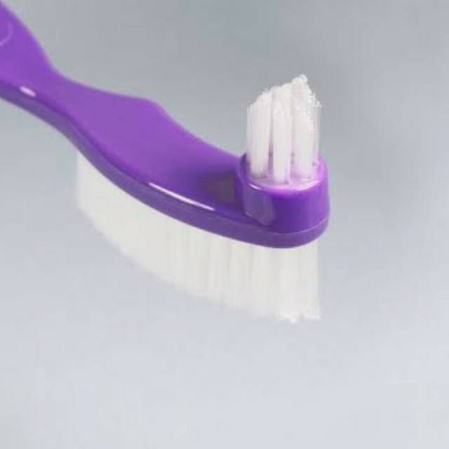 Denture Brush Pearlie White / Sikat Gigi Palsu Pearlie White