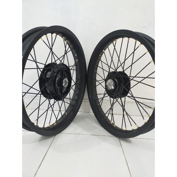 Sepaket Velg Tromol set Jari2 Rx king Rxking  Ring 18 160x185//185x215 Paketan Jari2 not TDR TK Japa