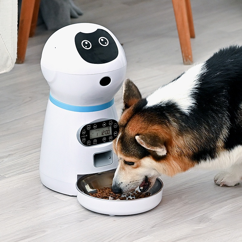 Tempat Makan Hewan Anjing Kucing Otomatis Automatic Pet Food Dispenser