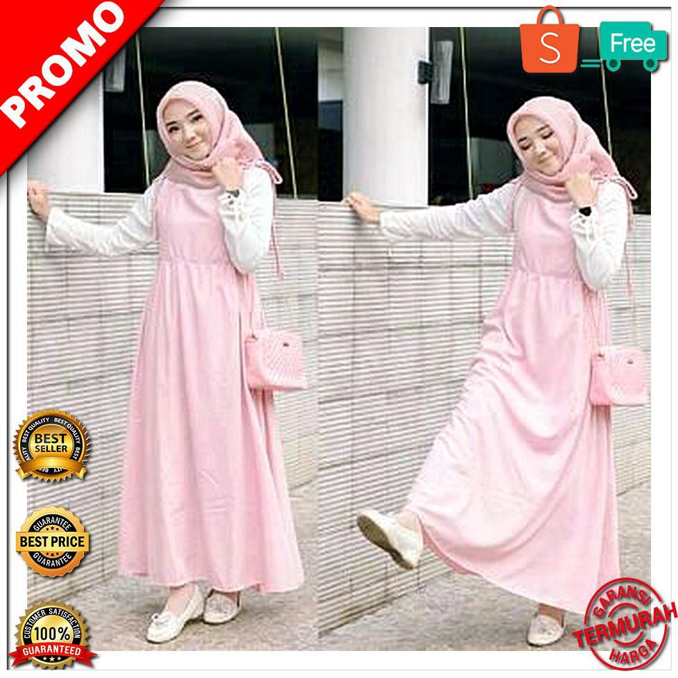 NEW SET HIJAB WAKANDA PINK Busana Muslim Wanita Baju Muslim kodok STOK TERBATAS