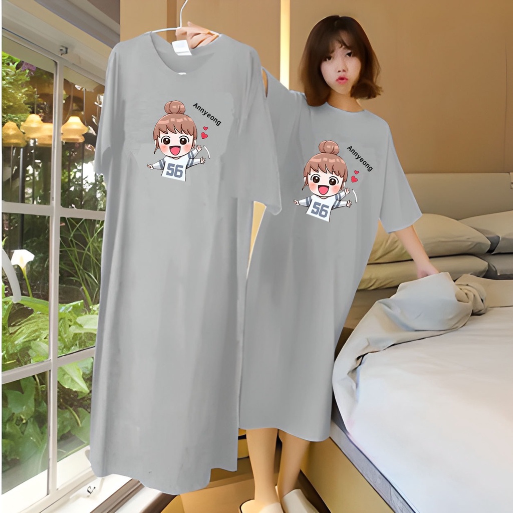 DRESS ANNYEONG WANITA DEWASA JUMBO XXL