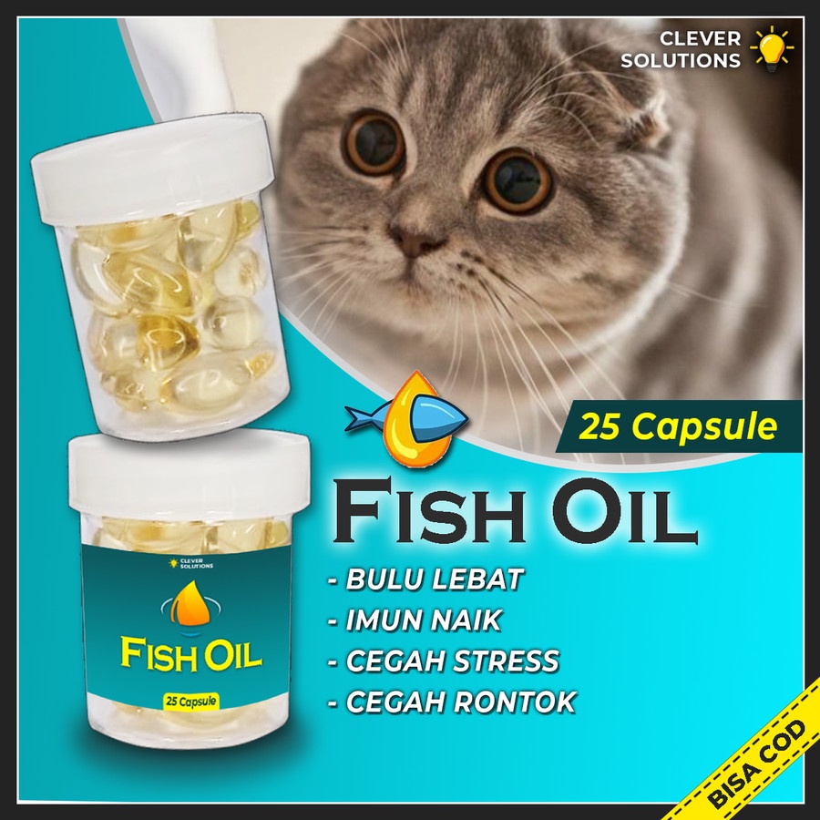 Fish Oil Minyak Ikan Kucing Kelinci Hamster Hewan by clever solutions