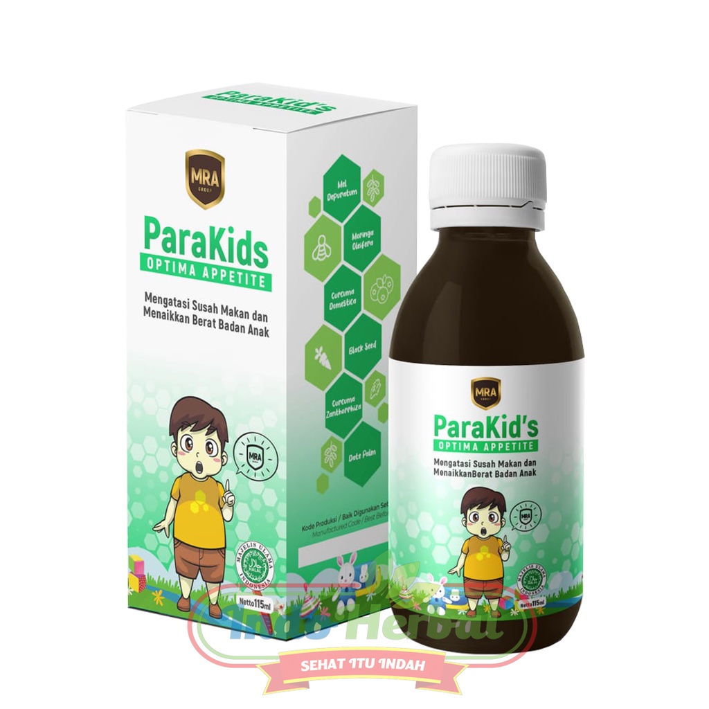 Madu ParaKids Optima Appetite Natural Herb Isi 115ml - Atasi Anak Susah Makan dan Menaikkan Berat Badan