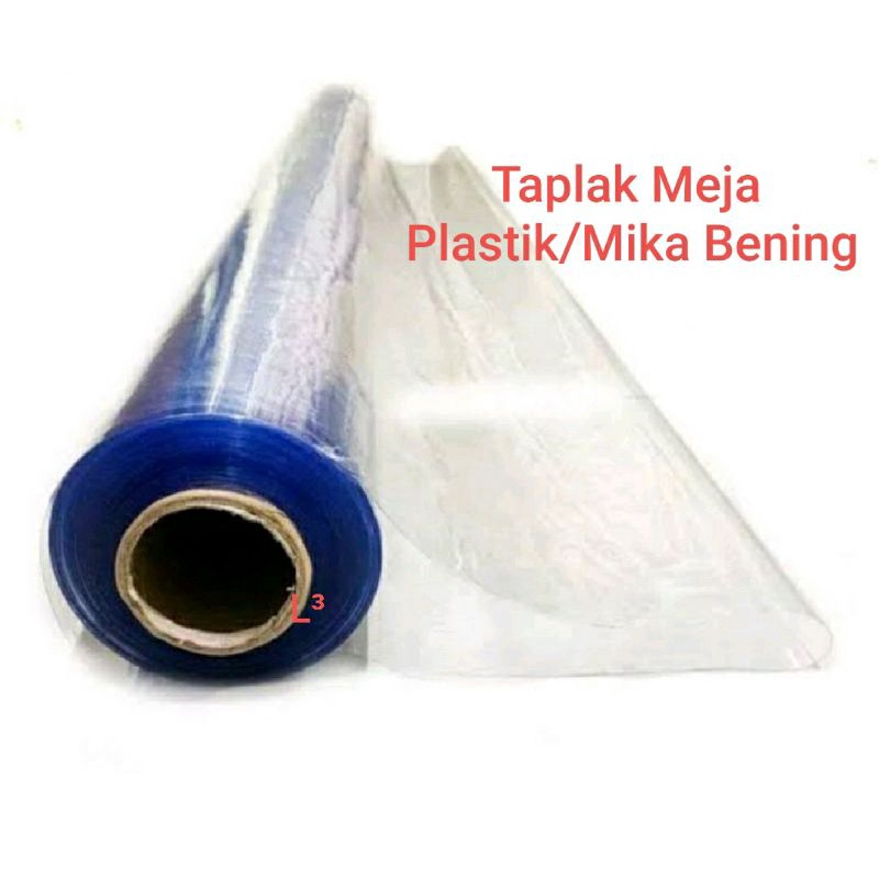 Taplak Meja Bening Taplak Meja Mika Plastik Bening Meteran