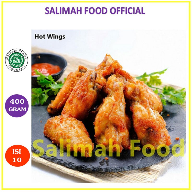 

Salimah Food Chicken Hot Wing Frozen Ayam Spicy Wings Sayap Ayam