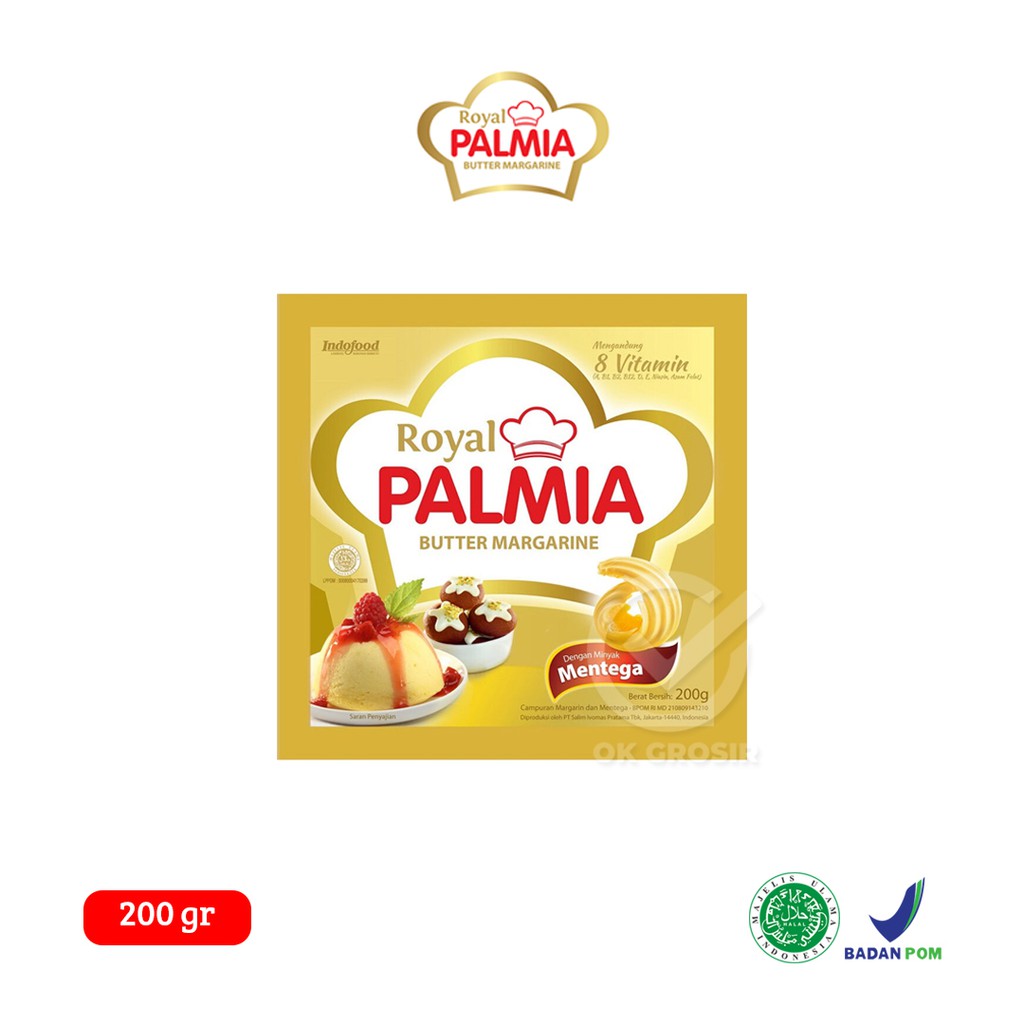 

Royal Palmia Butter Margarin Sachet (200 gr)