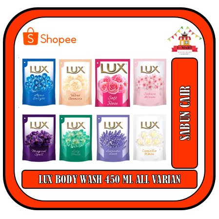 LUX BOTANICALS SABUN MANDI CAIR REFILL 450 ML