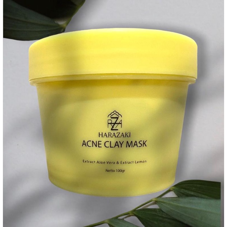 BPOM Harazaki Acne Clay Mask masker lumpur