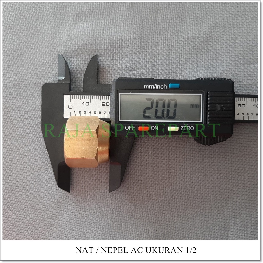 N1/2 NAT/NUT NEPEL/ NEPEL PIPA AC UKURAN 1/2&quot;