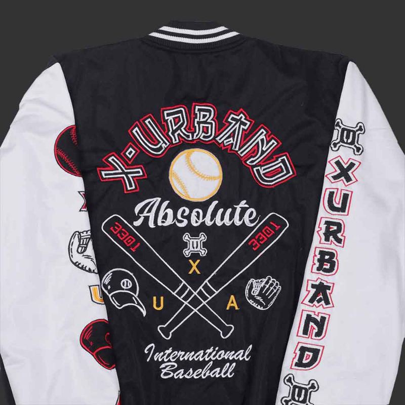 Varsity Jaket Baseball Motif Terbaru Keren Stylish Premium Material Bahan Lotto Full Bordir | Xtreme Performance | Jaket Distro Keren Style Korea Japan
