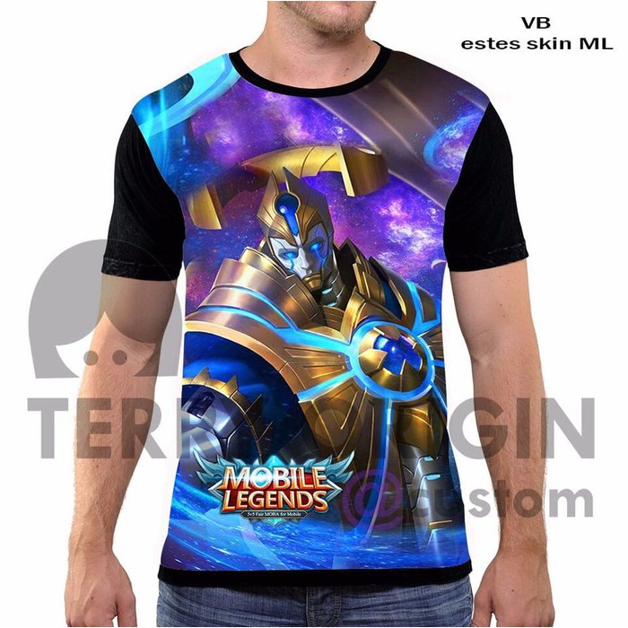 Kaos Mobile legends Estesskin Terlaris 3d Fullprint